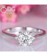 3CT Round Cut Lab-Grown Diamond Trilogy Engagement Ring – IGI Certified,... - €1.811,43 EUR