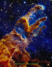 Pillars of Creation 8.5x11&quot; Photo Print James Webb Telescope Astronomy Space Art - $8.03