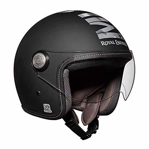 Motorcycle Helmet Open Face Camo MLG with Clear Visor Matt Black helmet  - $149.99