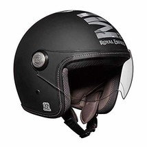 Motorcycle Helmet Open Face Camo MLG with Clear Visor Matt Black helmet  - £117.94 GBP