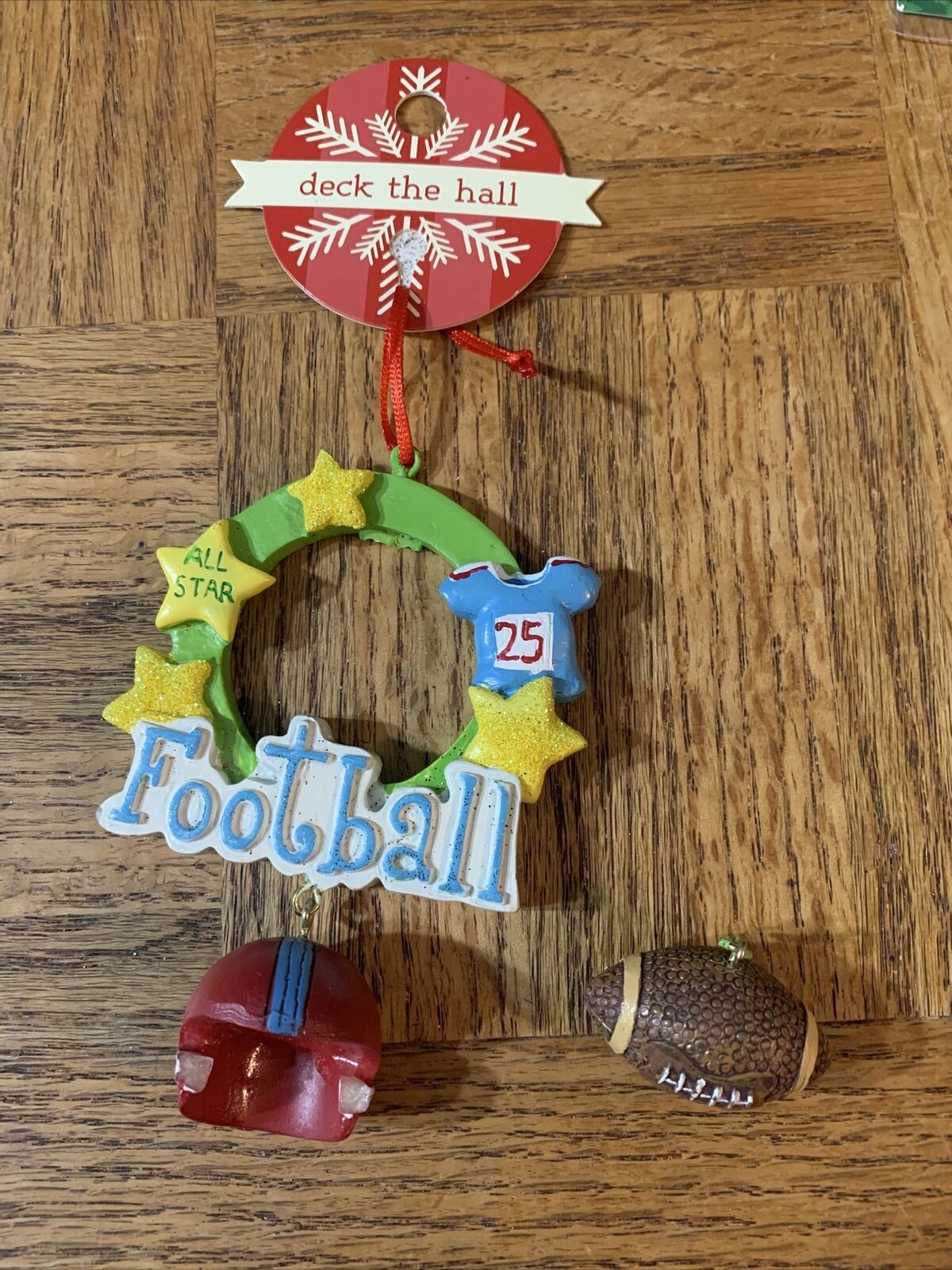 Football Christmas Ornament - $7.47
