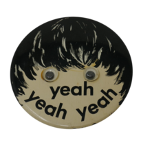 Beat Prod. 1964 Beatles Yeah Yeah Yeah Googly Eyes Pin Back Button RARE - $6,341.21 MXN