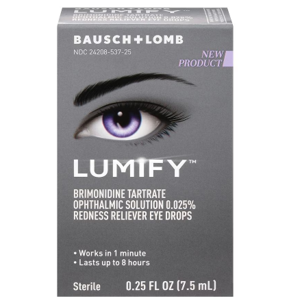 Bausch + Lomb Lumify Redness Reliever Eye Drops 0.25fl oz - $54.99