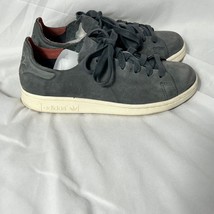 Adidas Stan Smith Nubuck Sneakers Gray Size 5.5 - £47.16 GBP