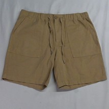 Polo Ralph Lauren Large x 8&quot; Khaki Relaxed Drawstring Baggie Mens Chino Shorts - £26.16 GBP