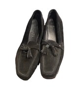 Samsonite black suede tassel kitty heels 41 women’s size 10.5-11 - £19.72 GBP