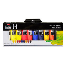 Jasart Byron Acrylic Paint Set 75mL (Pack of 10) - $53.03