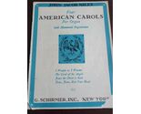 John Jacob Niles Four American Carols For Organ Hammond Registration She... - $117.69