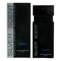 Silver Scent Deep by Jacques Bogart, 3.4 oz Eau de Toilette Spray for Men - £42.74 GBP