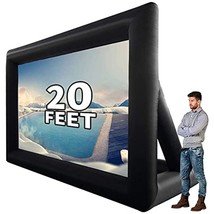 20 Feet Inflatable Projector Movie Screen For Outdoor, Portable Blow Up ... - $204.99