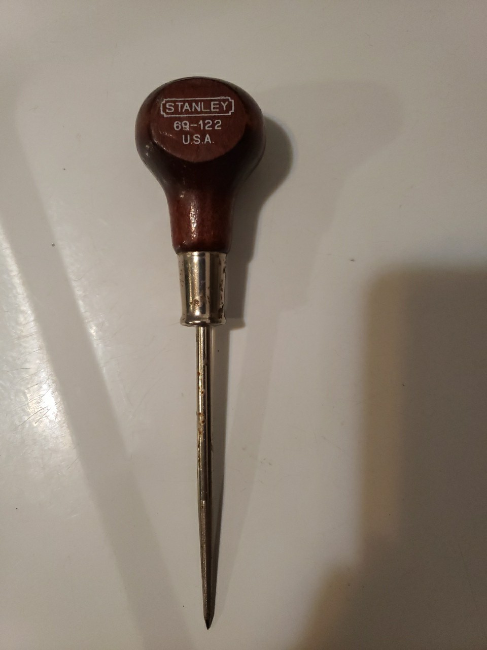 Vintage Stanley USA 69-122 Scratch Awl Hole Punch Woodworking Carpenter ... - $13.47