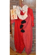 Vintage Simplicity 6198 Childs large 12-14 CLOWN Costume Pattern w/ Costume - £33.82 GBP