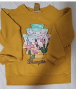Wrangler Girls Top Size Small 8 Years Of Age Mustard Color - $31.02 CAD