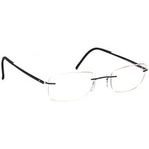 Silhouette Eyeglasses 7642 50 6059 Titan Black/White Rimless Austria 53[... - £125.89 GBP