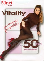 Tights Vitality Women&#39;s Den 50 Money Gusset Hygienic Microfiber meri 46 - £2.68 GBP+