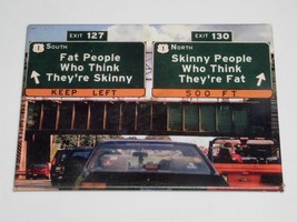 Ephemera Magnet Vintage 2000&#39;s Retro Made In U.S.A. &quot;Fat People&quot; PG Rate... - $9.99