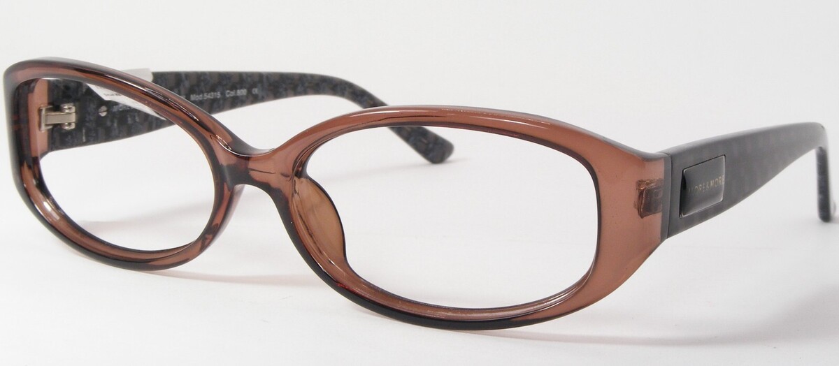 MORE &amp; 54315 800 Transparent Brown Einzigartig Brille 55-16-135mm (Notiz... - $85.83