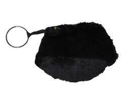 Vtg 1920s-30s  Black Fur Hand Warmer Muff Celluloid Bangle Bracelet  - $806.03 MXN