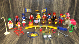 Vintage 1974 Playmobil Geobra Circus Themed Mix Figures &amp; Accessories Lot - £22.85 GBP