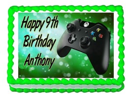 Xbox Gaming remote controller party edible cake topper frosting sheet - $8.98+