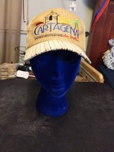 Cartagena Colombia Baseball Cap Hat Yellow Snapback Adjustable Flag Color Unique - $23.75