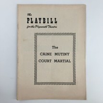 1954 Playbill The Plymouth Theatre Herman Wouk The Caine Mutiny Court Ma... - $14.20