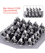 Medieval Gondor Knights lotr Figures Set Warrior Armored Soldiers Toys #... - $48.99