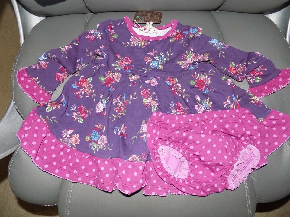 MATILDA JANE 2PC PURLE OUTFIT SIZE 6/12 MONTHS NEW 26912D - £43.38 GBP
