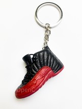 Air Jordan 12 Flu Game 3D Mini Sneaker Key Chain - £11.98 GBP