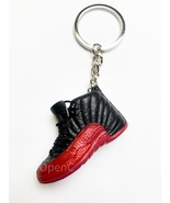 Air Jordan 12 Flu Game 3D Mini Sneaker Key Chain - £11.70 GBP