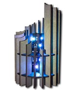 Wooden Spiral Lamp Decoration  - Handmade Night Lamp/Desk Lamp - RGB LED... - $816.43 MXN
