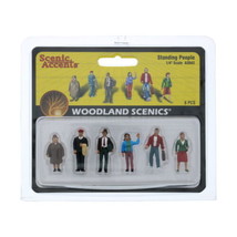 Woodland Scenics Standing People–A2042 Figures Standing People 1/4&quot; Scale - £14.11 GBP