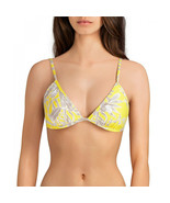 Gianni Bini  Triangle Bikini Top   Molded Cup Yellow Botanical Spaghetti... - €12,23 EUR