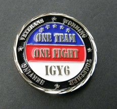 IGY6 VETERAN SUPPORT EMBOSSED PATRIOTIC SERIES CHALLENGE COIN 1.6 INCHES - $10.64