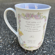 Coffee Mug Cup Precious Moments Little Girl JILL Enesco 1991 Samual J Bu... - £12.94 GBP