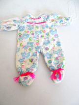 Vintage 1960&#39;s Flannel Sleeper for Small Size Baby Doll Taiwan - £7.82 GBP