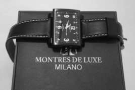 Montres De Luxe Milano Unisex 16:9 Estremo Double Material Case Watch Date new - £138.79 GBP