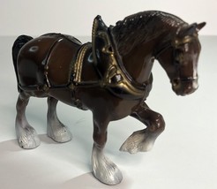 Vintage Clydesdale Plastic Horse Marked Hong Kong Missing Harness Straps - £10.06 GBP