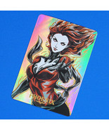 Marvel X-Men Phoenix Rainbow Foil Holographic Character Figure Art Card - £11.70 GBP