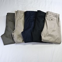 Lot 5 Joseph &amp; Feiss 36 x 29 Khaki Navy Blue Black Green Mens Dress Chino Pants - £80.17 GBP