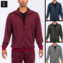 Men&#39;s Marbled Track Jacket - Athletic Fit, Stretch Fabric, Stylish &amp; Ver... - $19.12