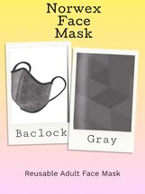 Norwex Reusable Face Mask with BacLock - Adult-Gray, 10 Pack - $365.96 MXN