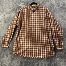 Orvis Shirt Mens Large Colorful Plaid Button Up Outdoors Longsleeve Work Casual - £8.47 GBP