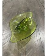 Viking Avocado Green Glass Divided Relish Serving Dish Bowl Nuts Candy - $463.00 MXN