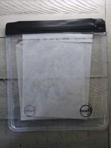 3pcs - Clear TSA Approved Toiletry Bag - Our Quart Size Black  image 2