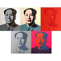 Andy Warhol &quot;Mao&quot;Mao Tse Tung Silkscreen print Portfolio 5 Sunday B Morning COA - £1,831.71 GBP