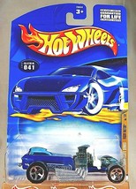 2000 Hot Wheels #41 Tony Hawk Skate 1/4 RIGOR MOTOR Blue w/Chrome 5 Sp 2001 Card - £6.64 GBP