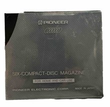 Pioneer Six Disc 6-Disc Magazine Cartridge Home &amp; Car Multi Play Changer Black - £7.95 GBP