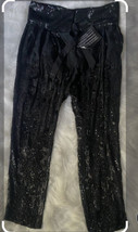 Roberto Cavalli Vintage Sequin Silk Harem Pants Sz 40/4-6  Black $3500 - £1,027.97 GBP