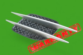 03-2008 Mercedes R230 SL500 SL550 SL55  fender grill grille vent RIGHT P... - $915.52 MXN